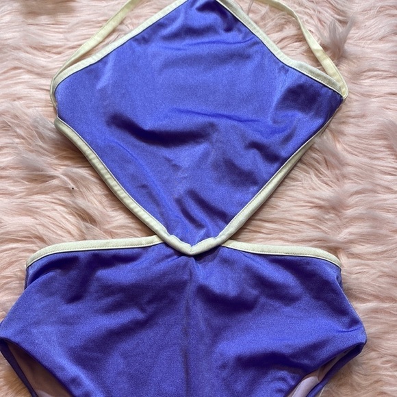 NWT Baobab Kira Berry One Piece Halter Swimsuit sz S - Picture 7 of 14
